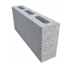 Bloque de concreto gris.