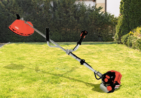 Maquina para podar el cesped